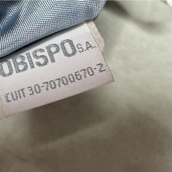 JAZMIN CHEBAR Suede Flared Pants with Ruffle Detail Light Green Size 3 - Picture 3 of 10